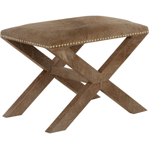 Theodora 19.25 inch Tan / Brown Stool